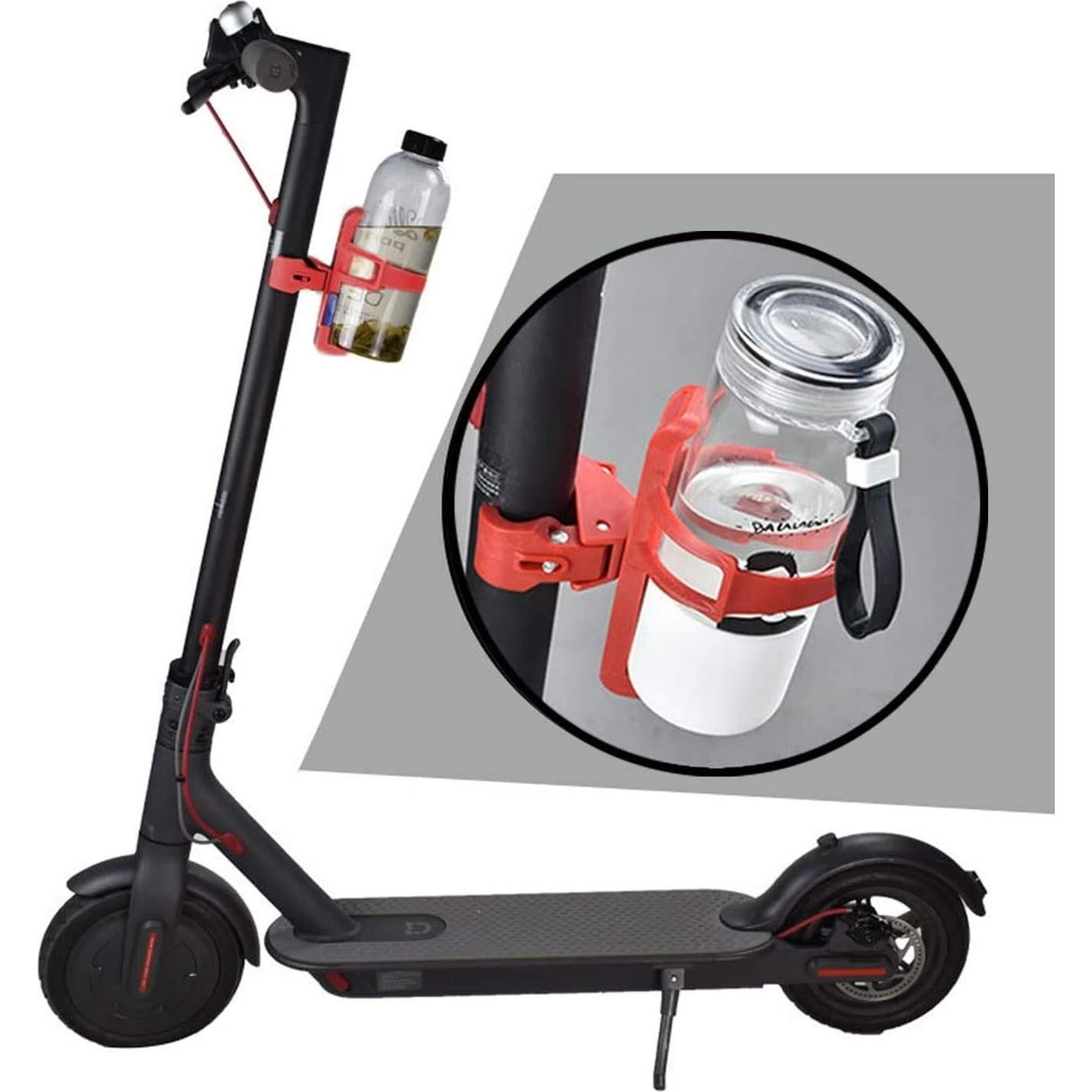 Soporte para Botella de Agua GLDYTIMES Rojo 360° para Bicicleta y Scooter