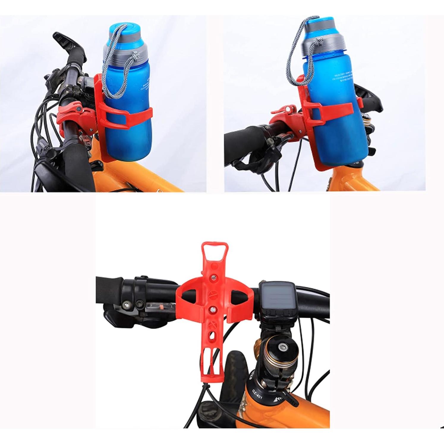 Soporte para Botella de Agua GLDYTIMES Rojo 360° para Bicicleta y Scooter