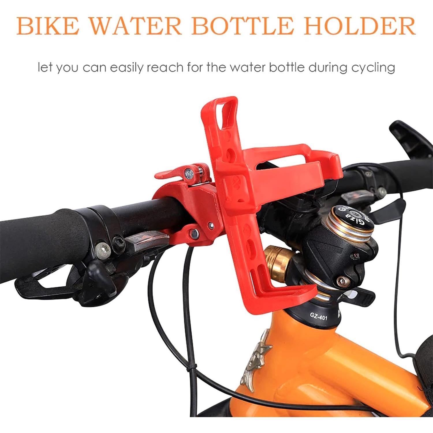Soporte para Botella de Agua GLDYTIMES Rojo 360° para Bicicleta y Scooter