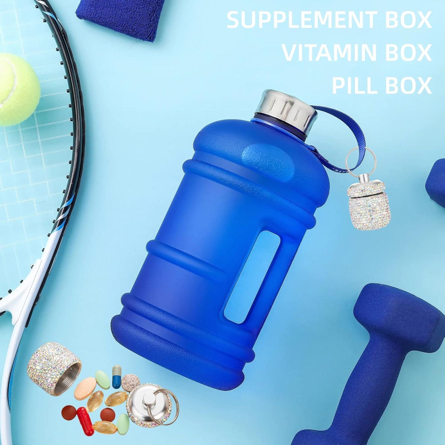 Organizador de Pastillas AB Diamond Colorido - Caja de Seguridad 3.1x6.6cm