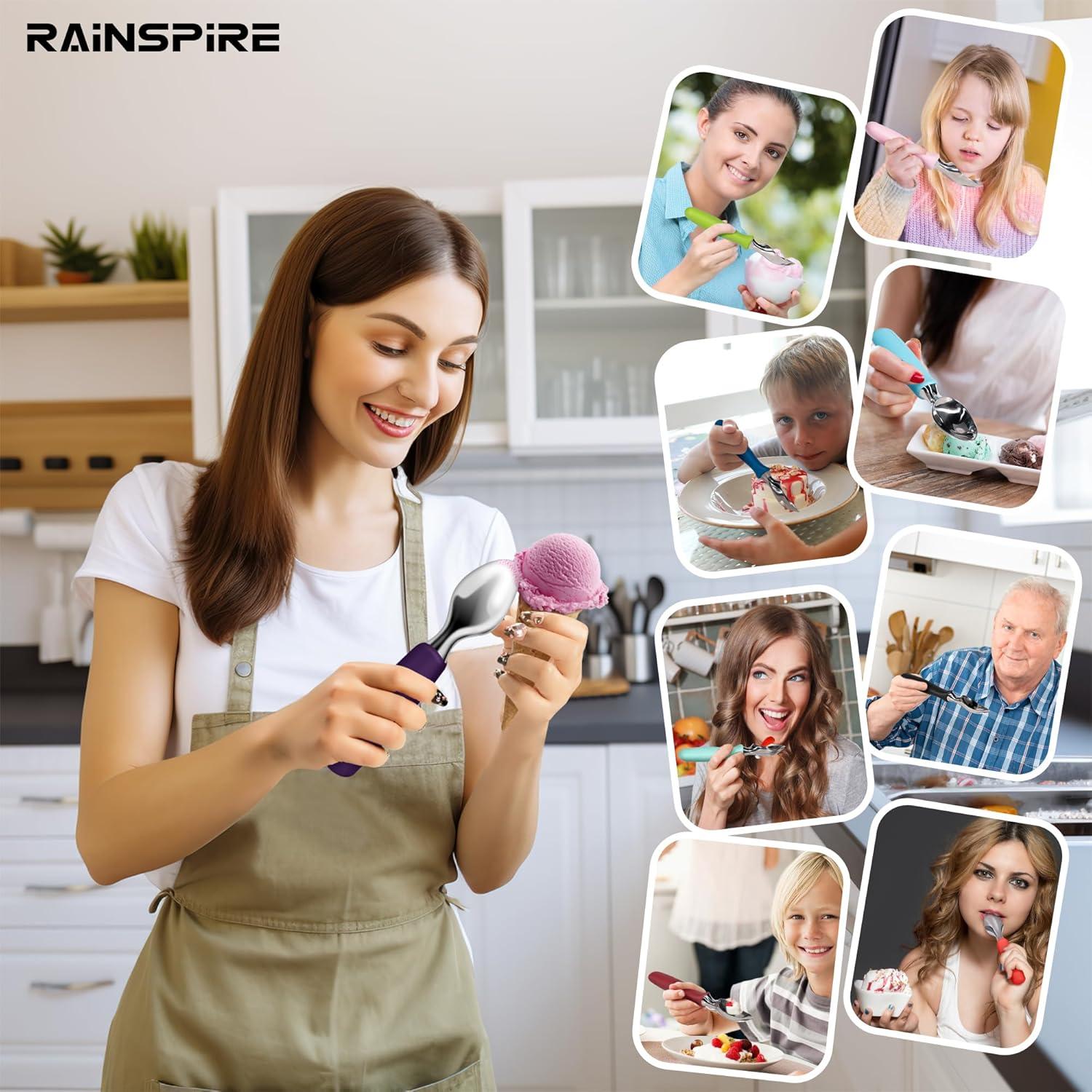 Cuchara para helado Urbanstrive de acero inoxidable negra