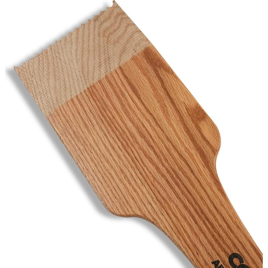 Raspador de Parrilla de Madera CONSDAN - Roble Sólido 52 cm