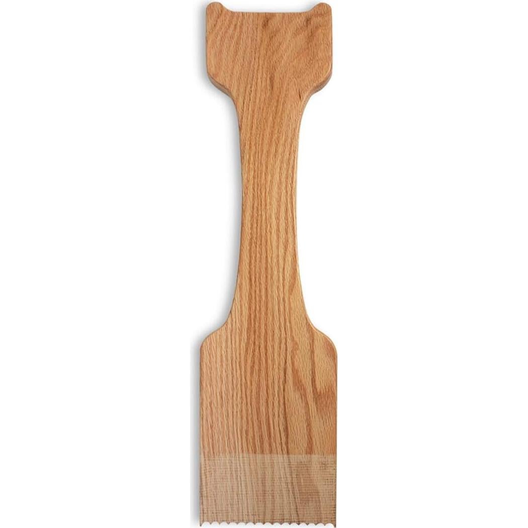 Raspador de Parrilla de Madera CONSDAN - Roble Sólido 52 cm