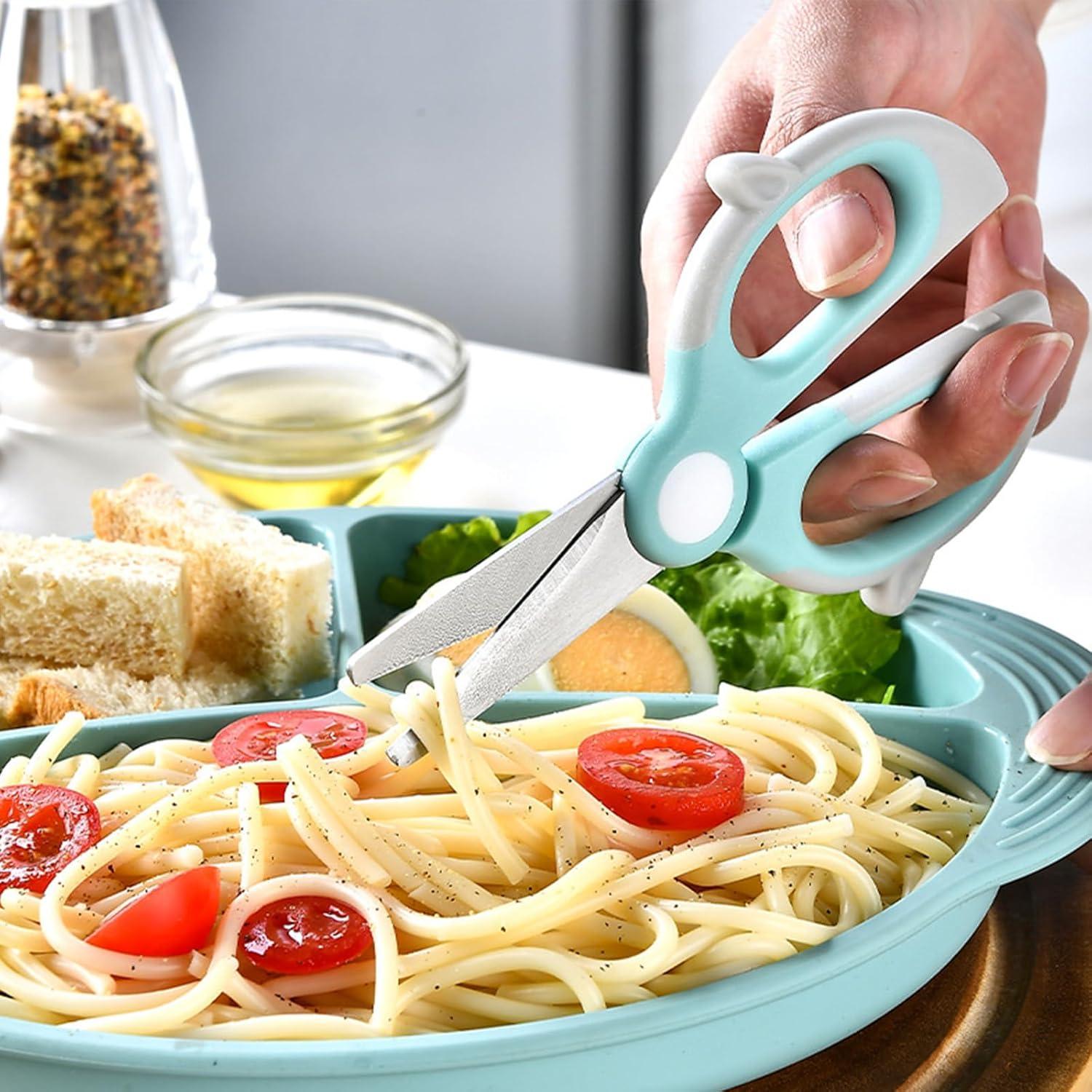 Tijeras para Bebés YOPPLIND con Caja de Viaje - Acero Inoxidable