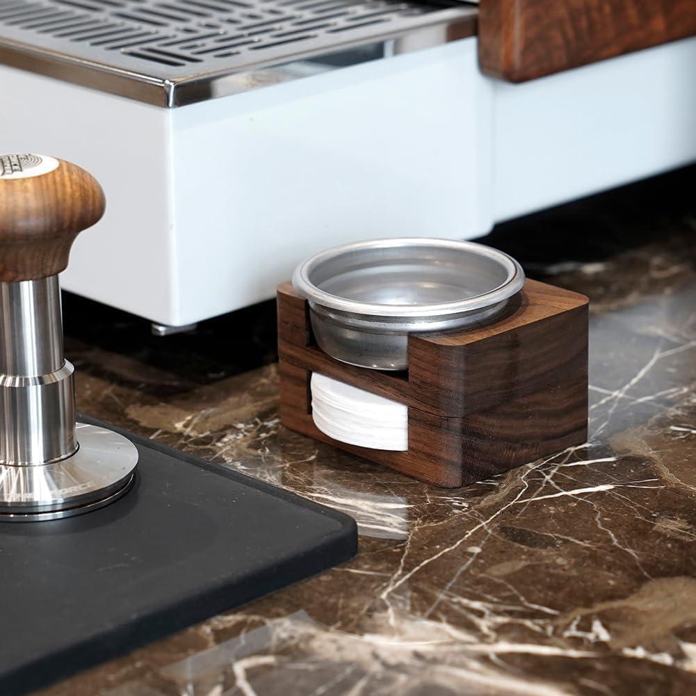 Soporte de Filtro de Café Watchget de Madera Natural 60mm