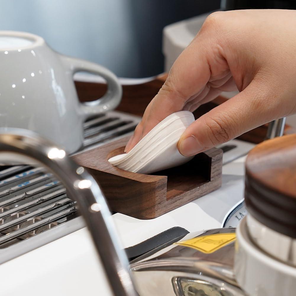 Soporte de Filtro de Café Watchget de Madera Natural 60mm