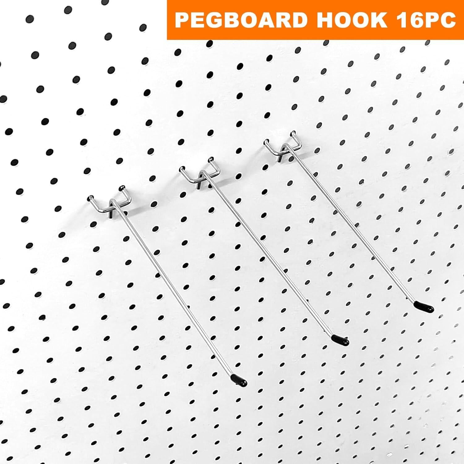 Ganchos para Panel Perforado Scartink 20.32 cm - 16 Piezas