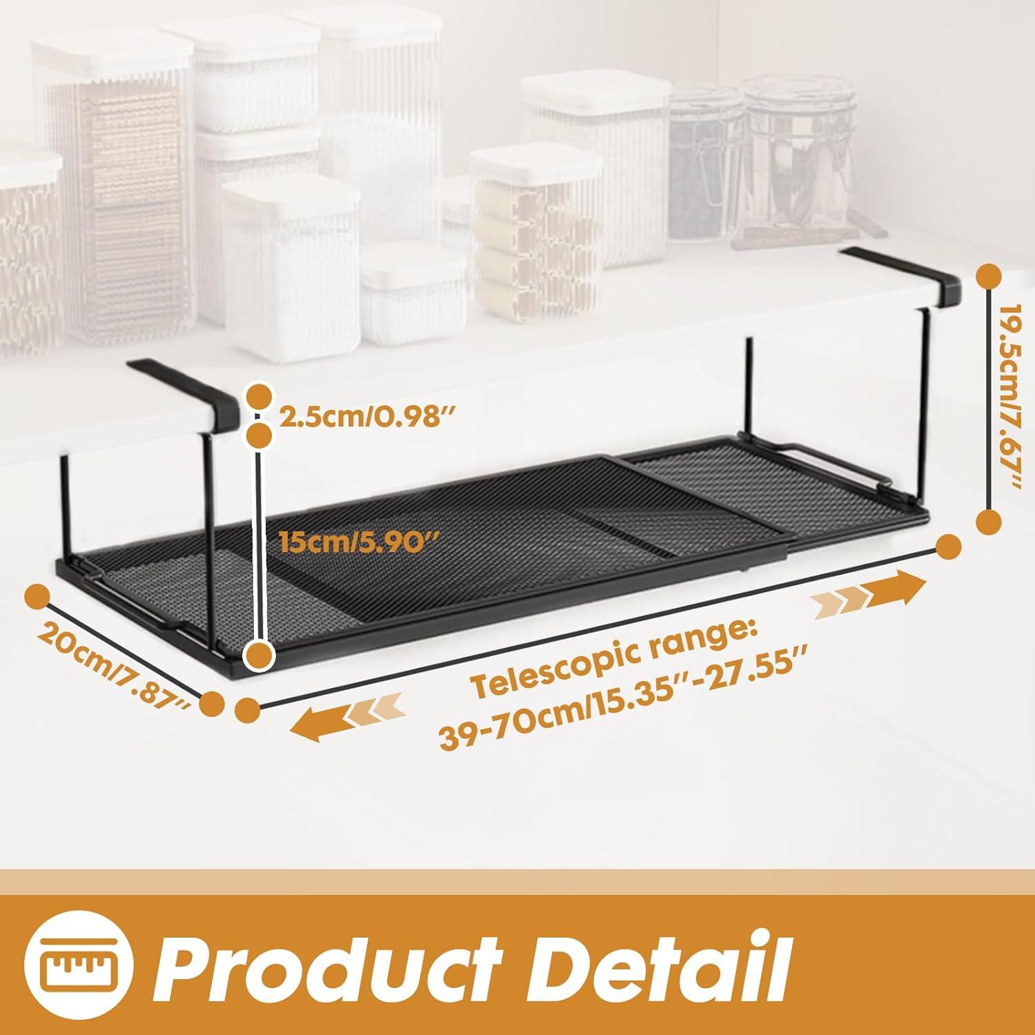 Estante Expandible PowerKing Negro 39-69.9cm Ajustable 10lbs