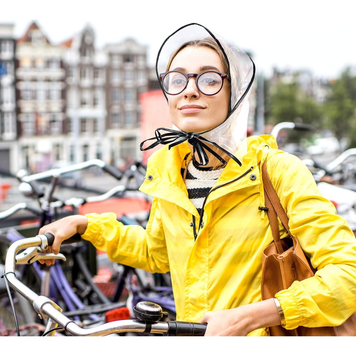 Gorros de Lluvia Reutilizables SATINIOR 6 Pcs para Mujeres