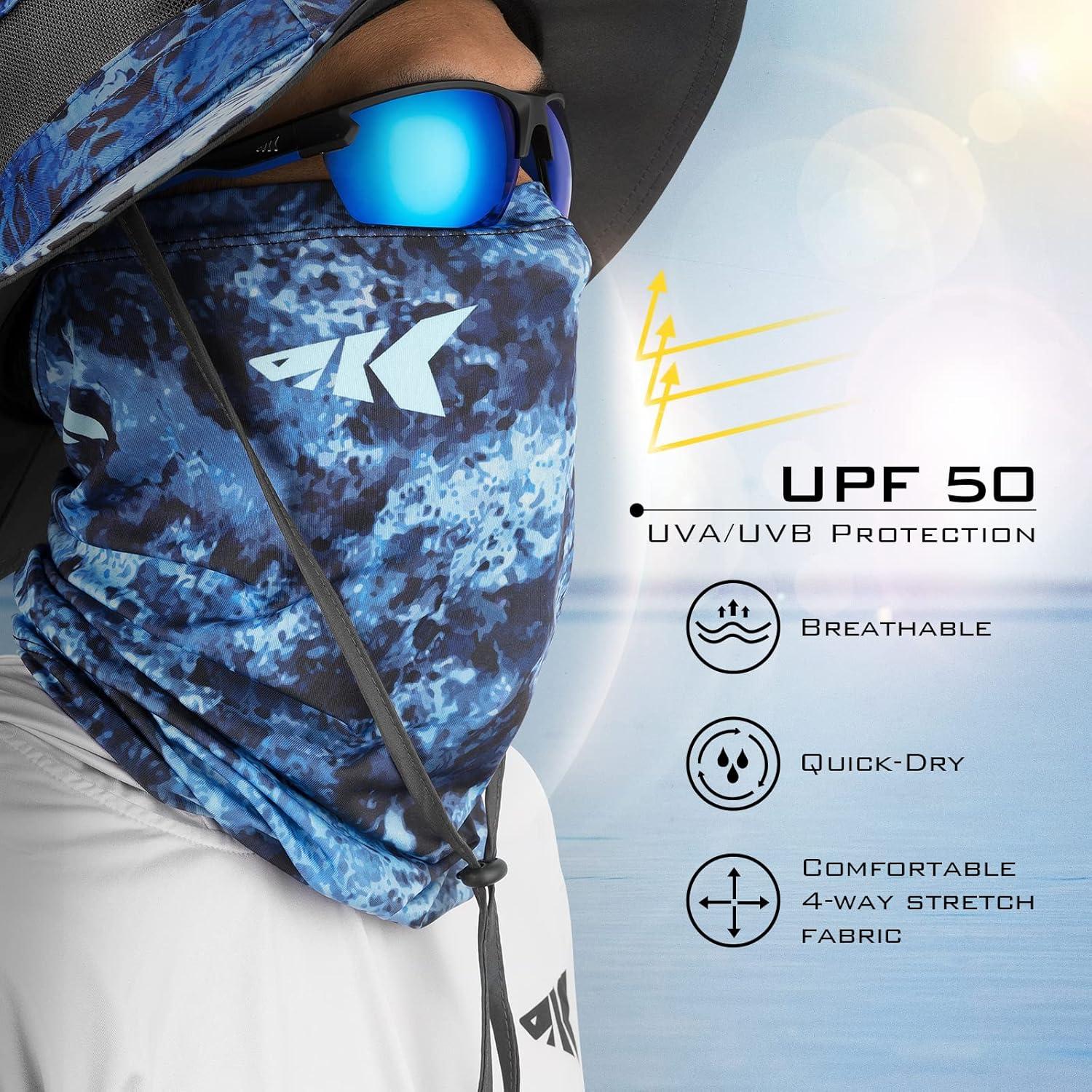 Gaiter de Cuello KastKing La Sal UPF 50+ Camuflaje Boulder