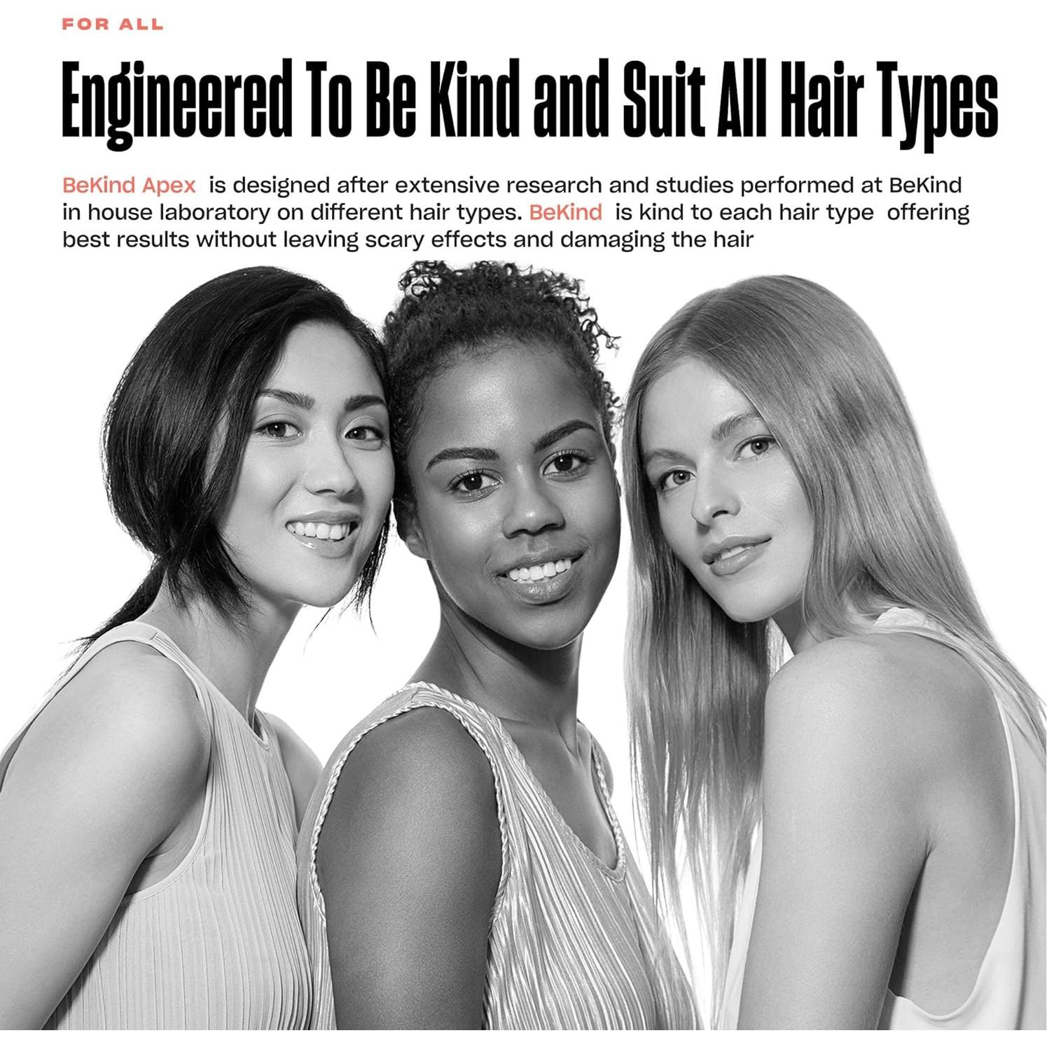 Plancha de Pelo 2-en-1 Bekind Apex Durazno 2.54 cm 238°C