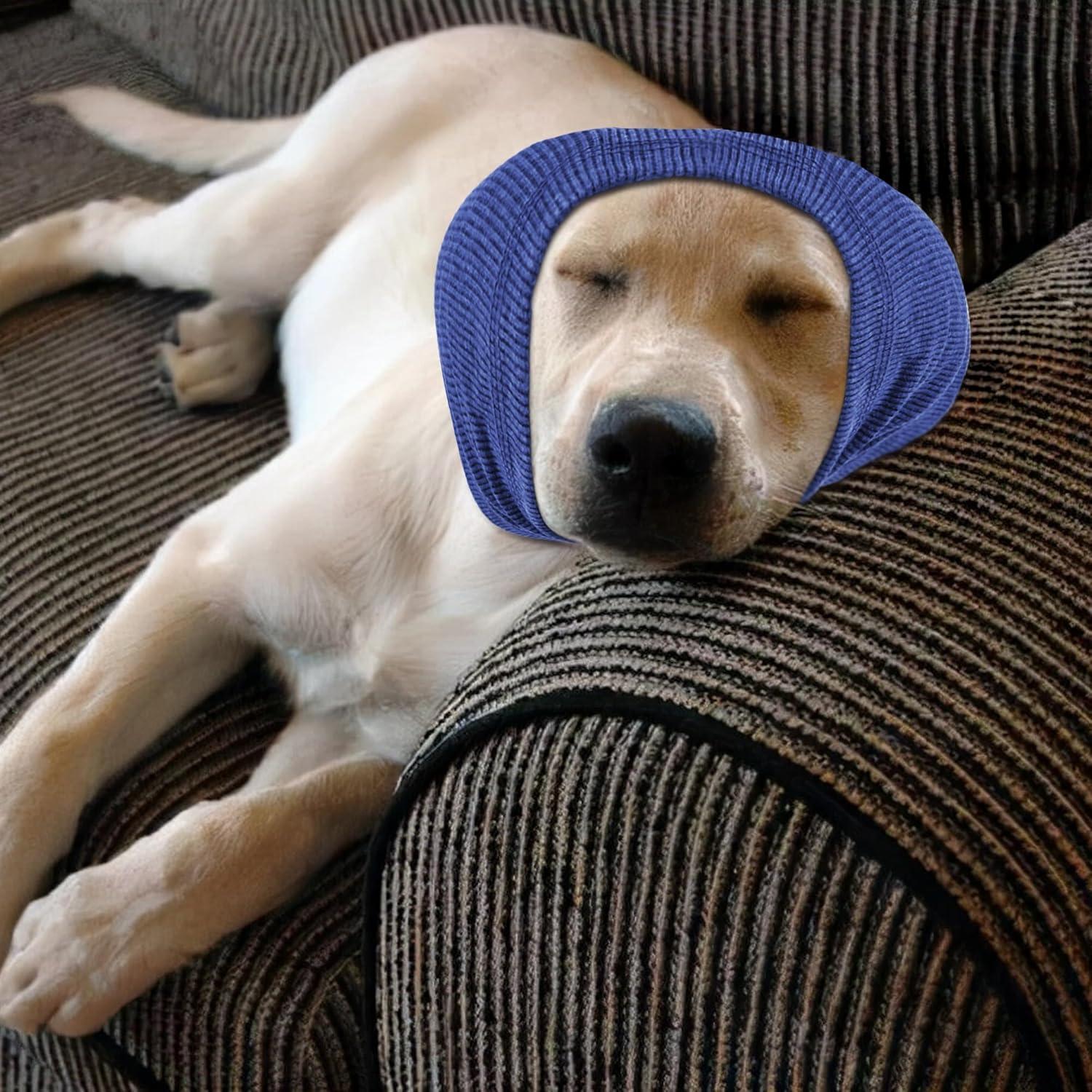 Gorro para Orejas de Perro Rbenxia - Capucha Antiruido Azul Pequeño