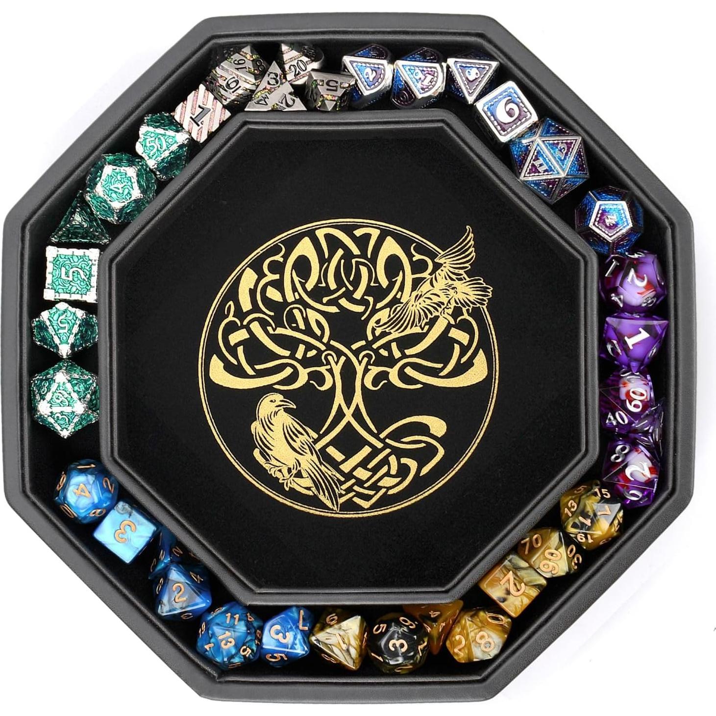 Bandeja de Dados Soar Forge 22.86 cm Octagonal D&D