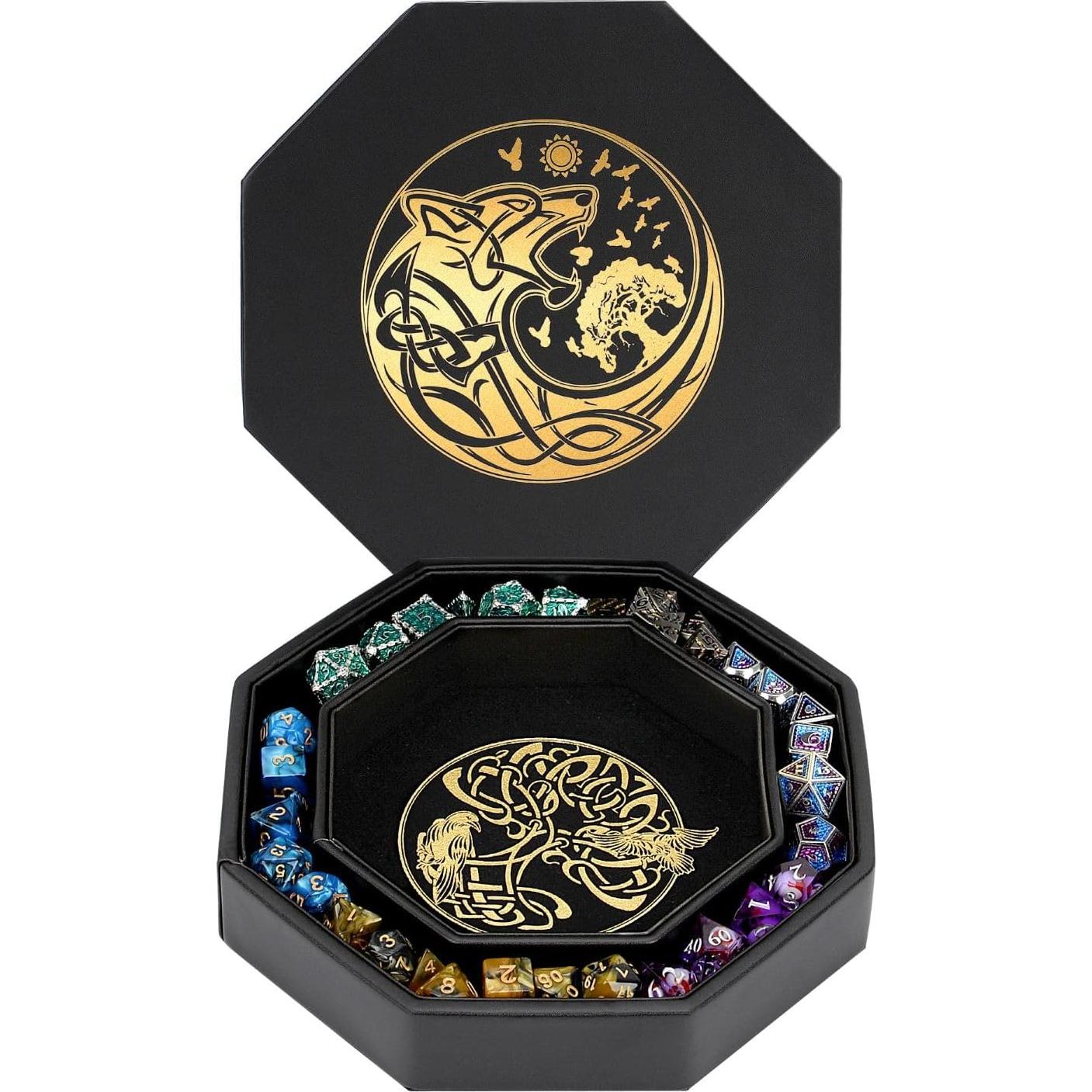 Bandeja de Dados Soar Forge 22.86 cm Octagonal D&D