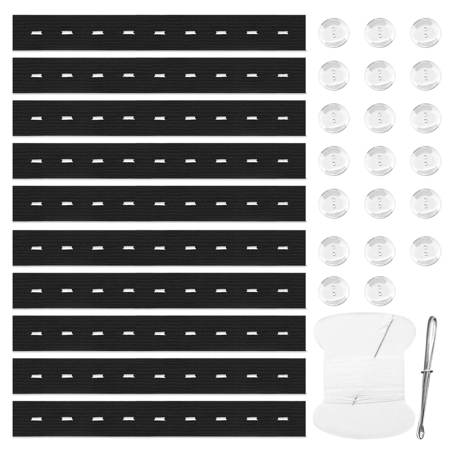 Extensor de Cintura Elástico para Pantalones CANIPHA - 10 Pcs