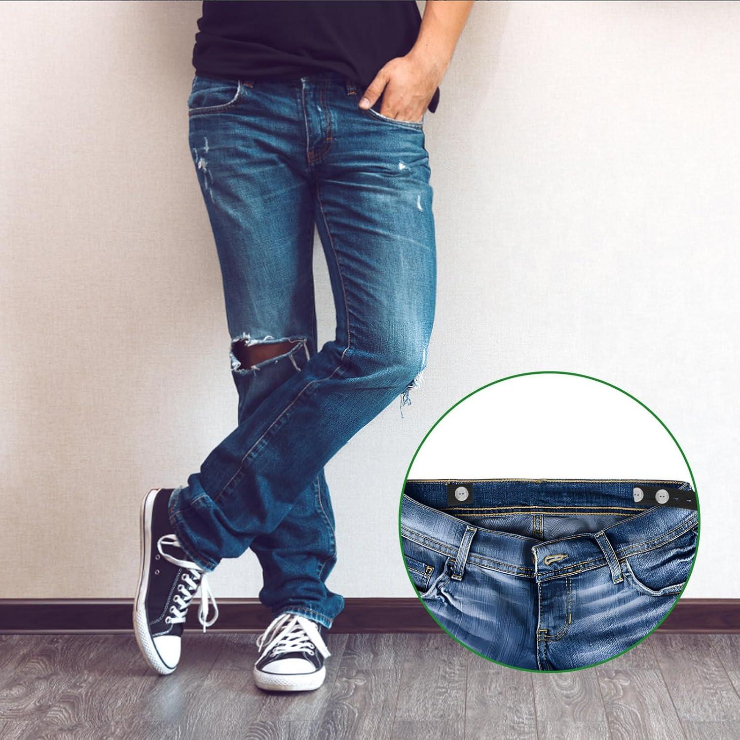 Extensor de Cintura Elástico para Pantalones CANIPHA - 10 Pcs