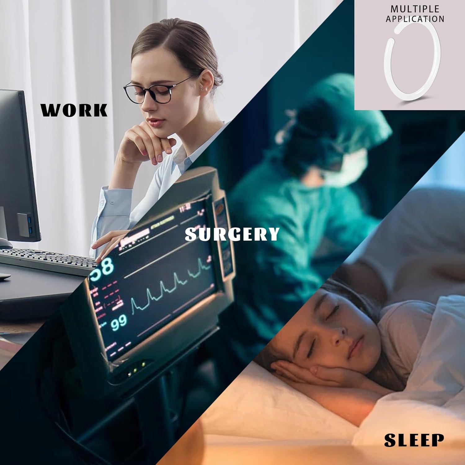 Aros de Nariz y Oreja 20G Acrílico Bioflex Colorido 20pcs