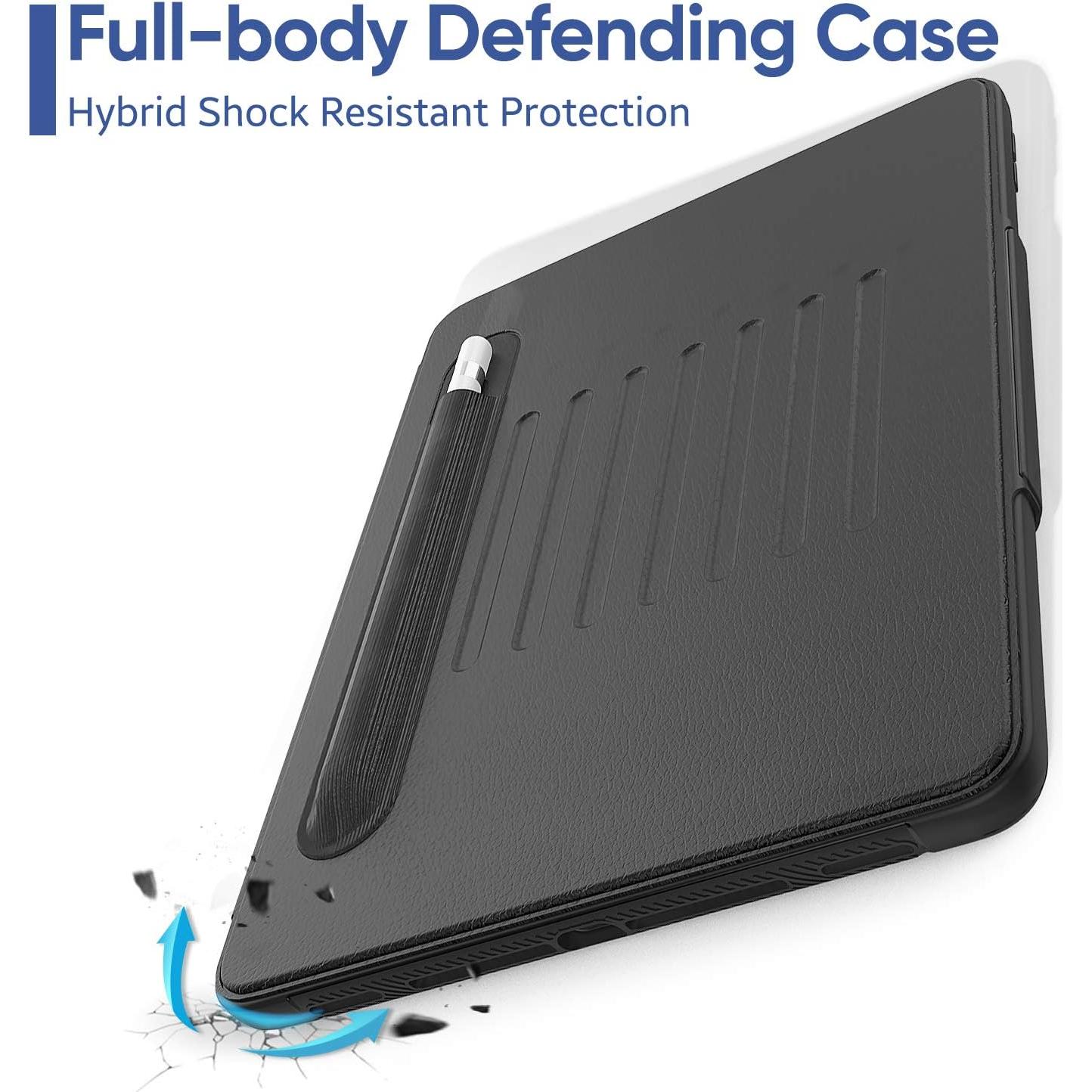 Estuche SEYMAC para iPad 6ta/5ta Gen/Air 2/Pro 9.7" Negro