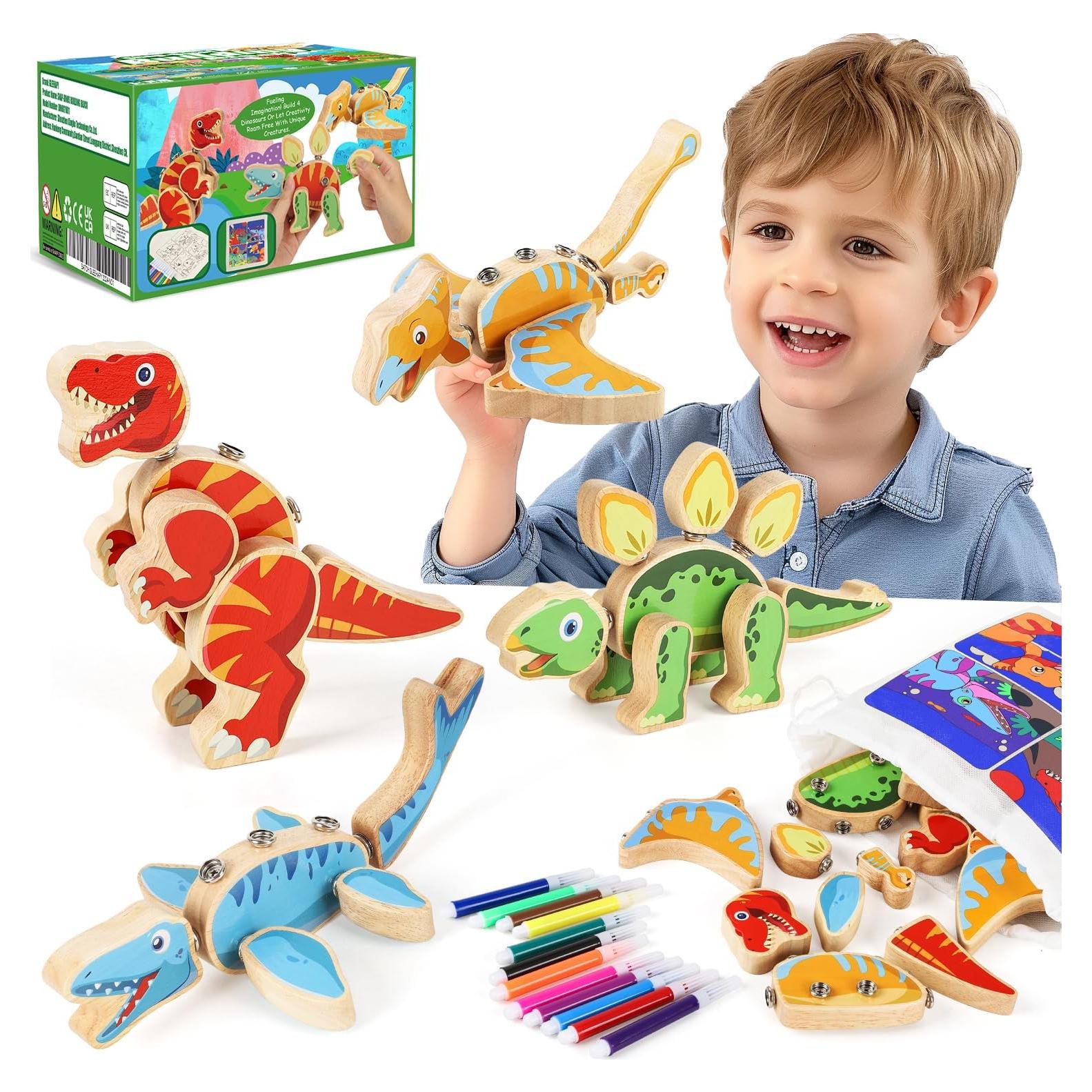 Juguete de Construcción de Dinosaurios GLEEHAPY - 30 Piezas