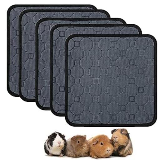 Forros de jaula para conejillos de indias LWYMX 30x30 cm 5 unidades