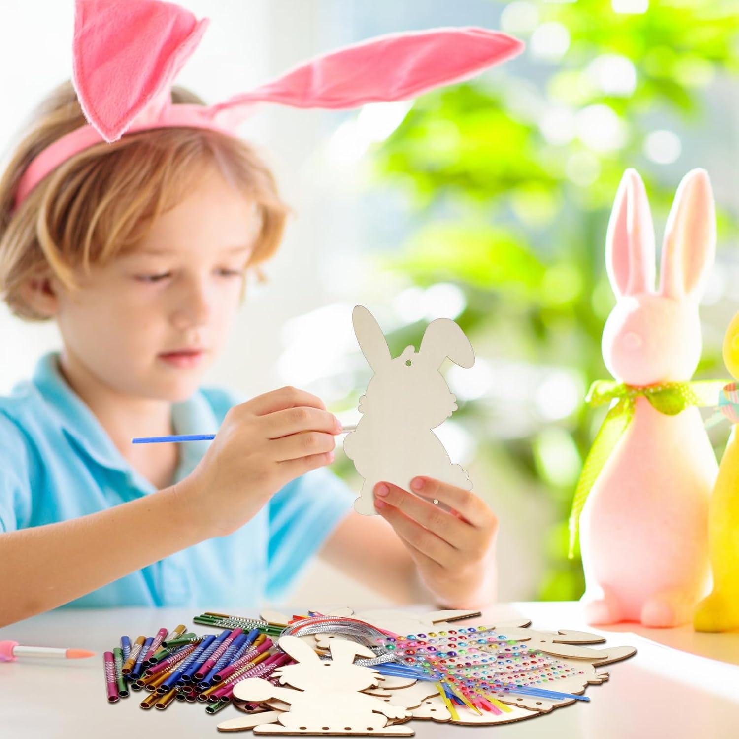 Kit de Móvil de Viento de Conejo Fennoral para Niños - 12 Piezas