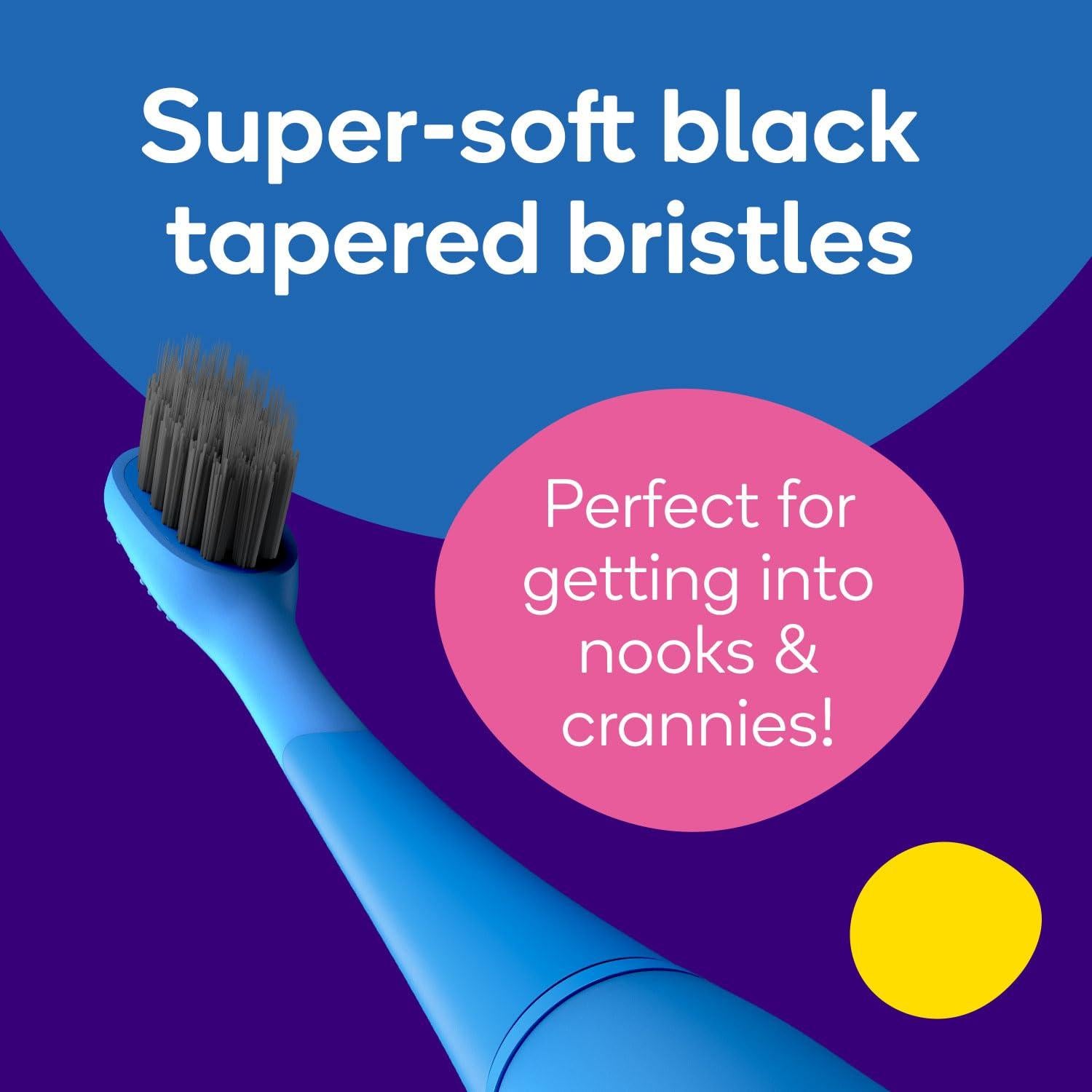 Cepillo de dientes eléctrico BURSTkids Púrpura con temporizador