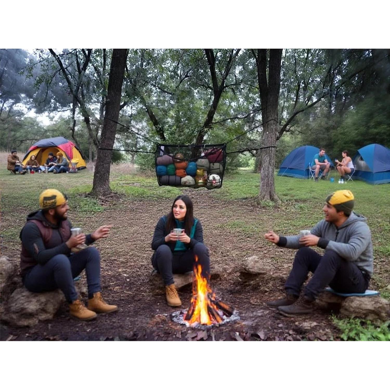 Organizador de Camping Kelvania MESH TITAN Explorer Negro 1.52m