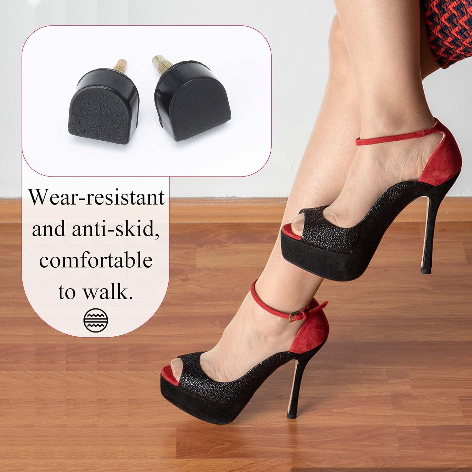 10 Pares Tapas Reemplazo Tacones Keroius U-Shape TPU