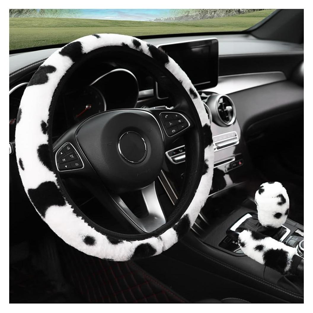 Juego de Accesorios para Auto Gasedin 3 Piezas Diseño Vaca