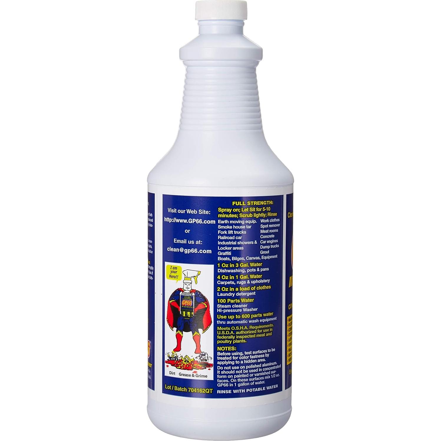 GP66 Limpiador Multiusos Verde 946 ml - Eficaz y Concentrado