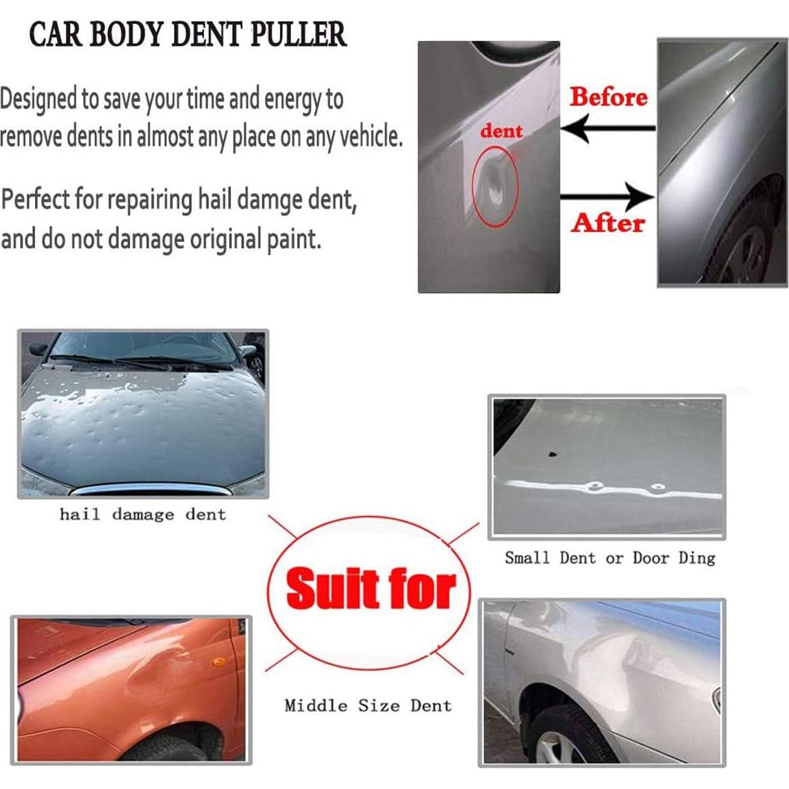 Kit de reparación de abolladuras LadyRosian YLQY7, 7 pestañas