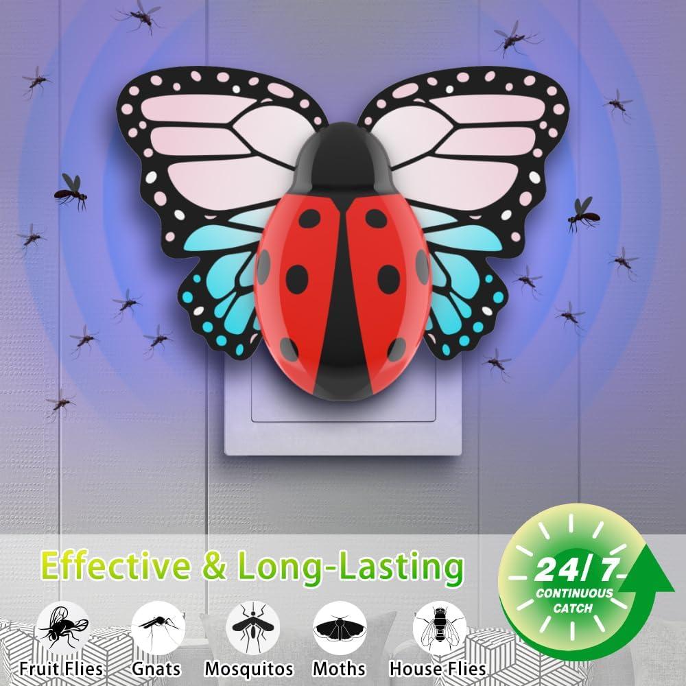 Trampa para Moscas Interior Neyiok MWS-069 con Luz UV y Pegatinas