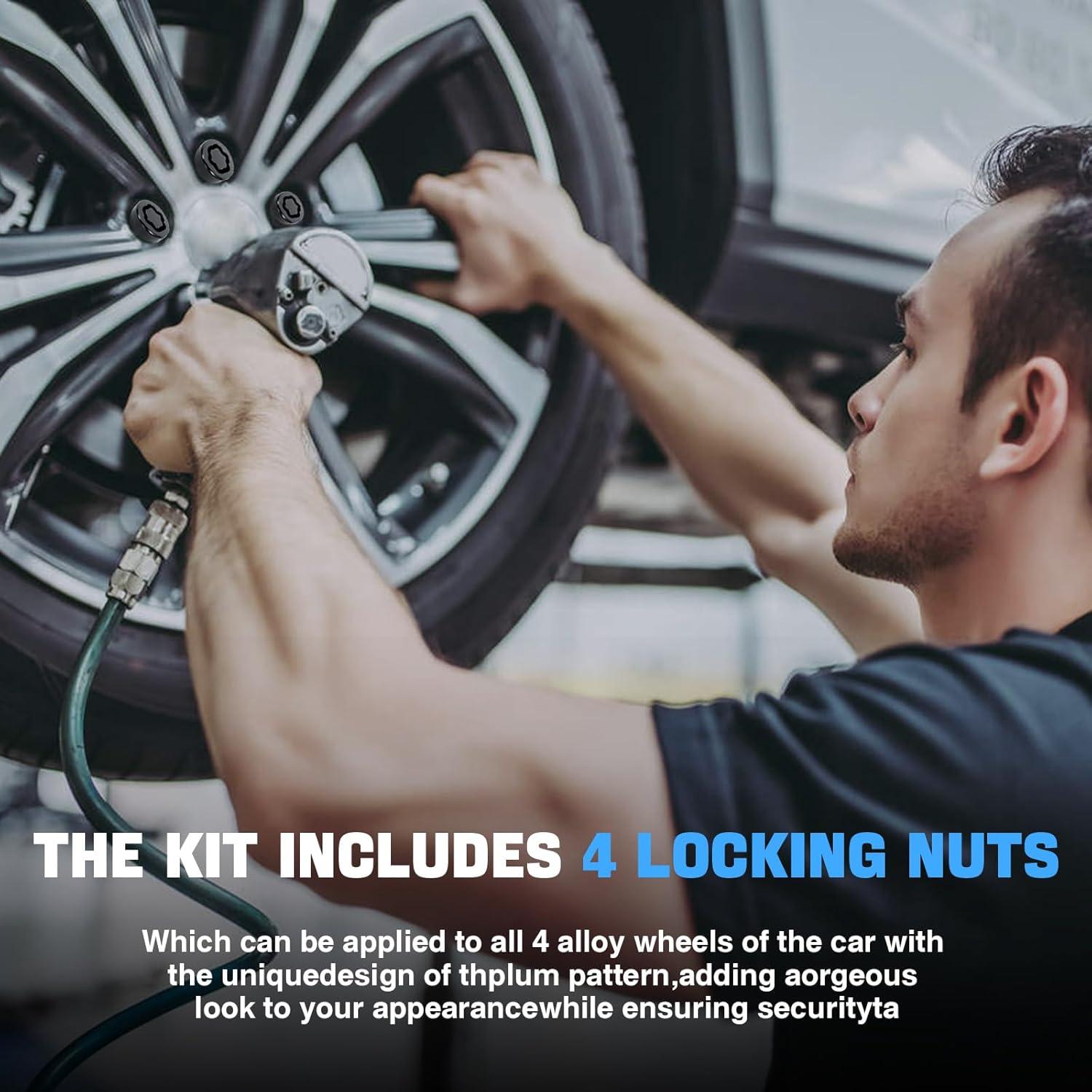 Juego de Tuercas de Bloqueo de Rueda M12x1.5 FOMIUZY Antirrobo