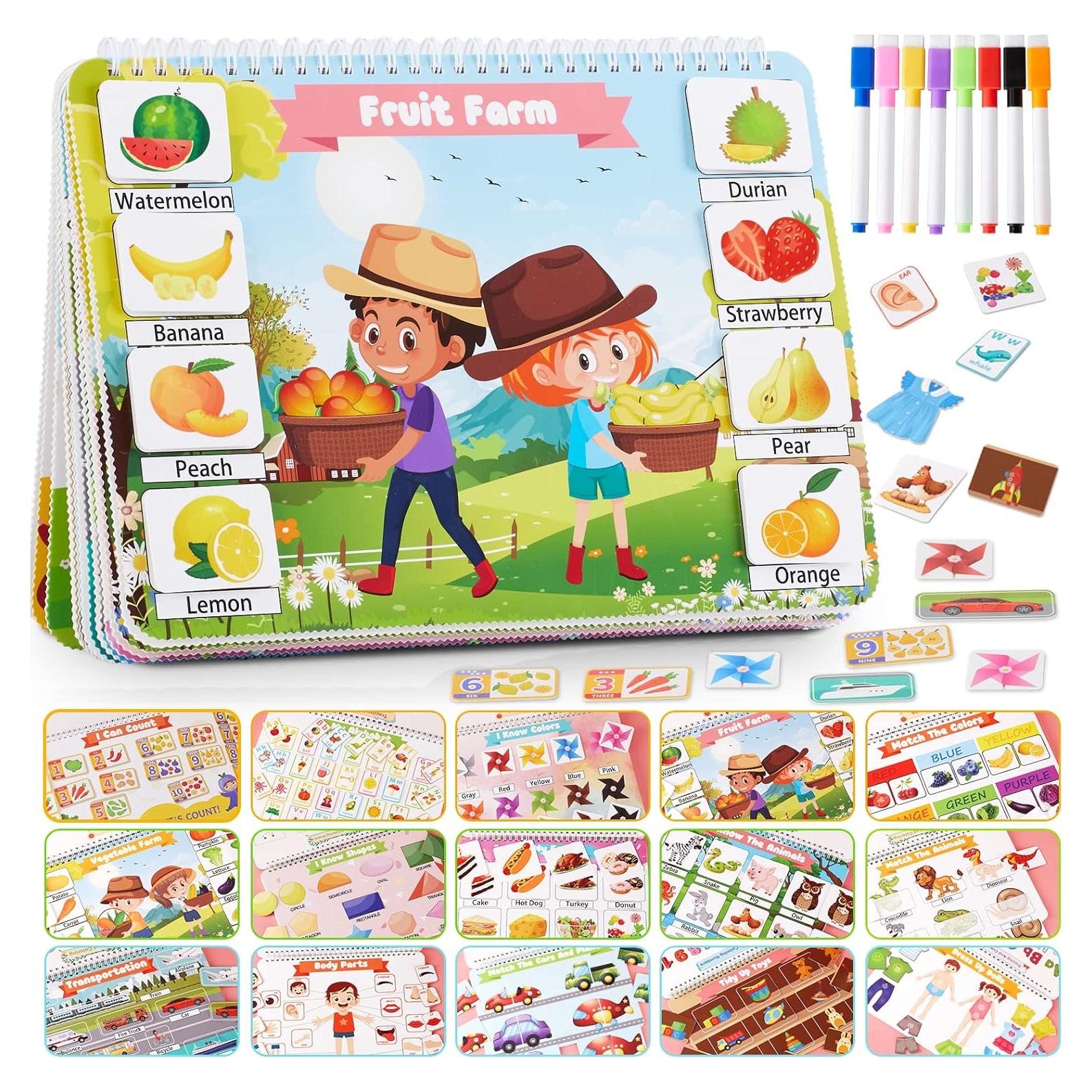 Libro de Actividades Preescolar Huijing - 15 Temas Montessori