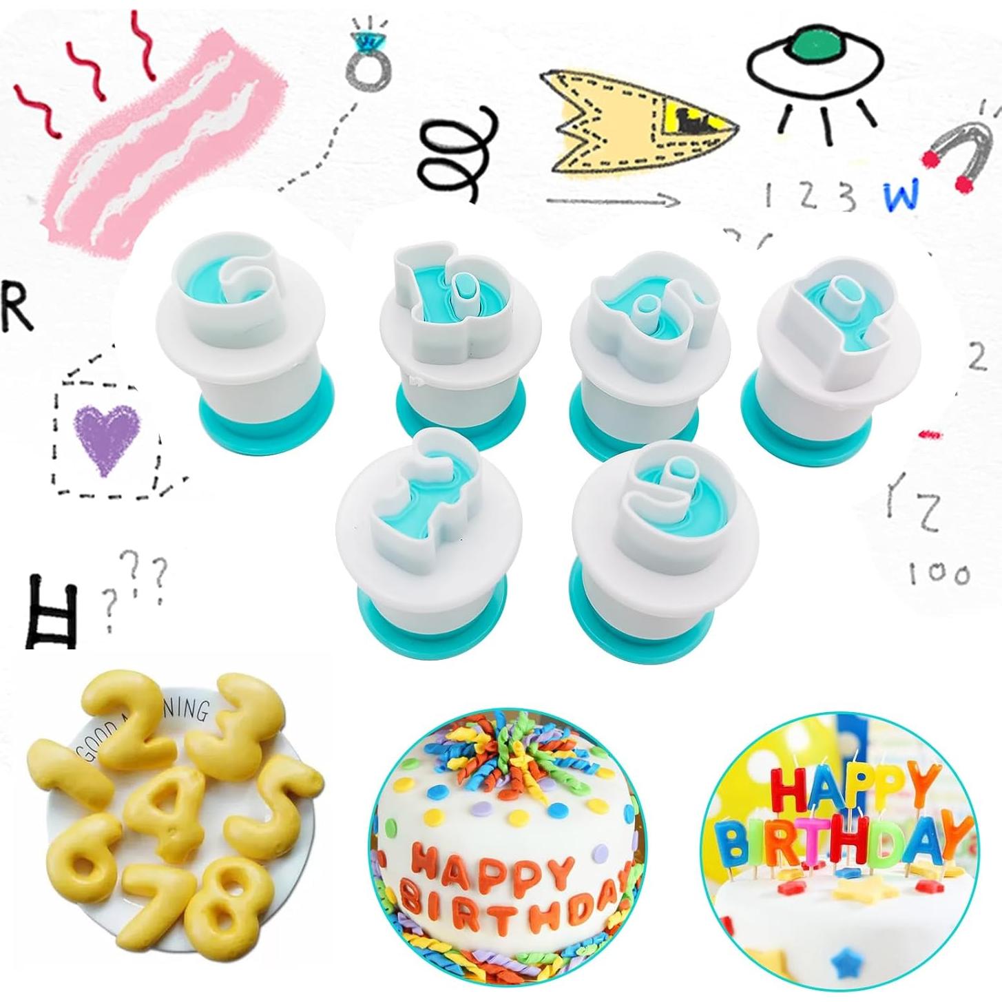 Cortadores de Galletas Letras Alfabeto 26PCS Hoypeyfiy