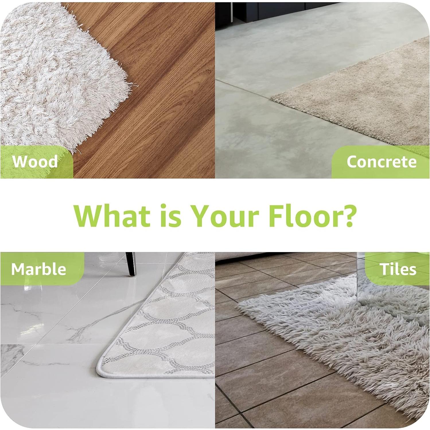 Agarradores Antideslizantes para Alfombras Rabenda 8 Pcs Negro