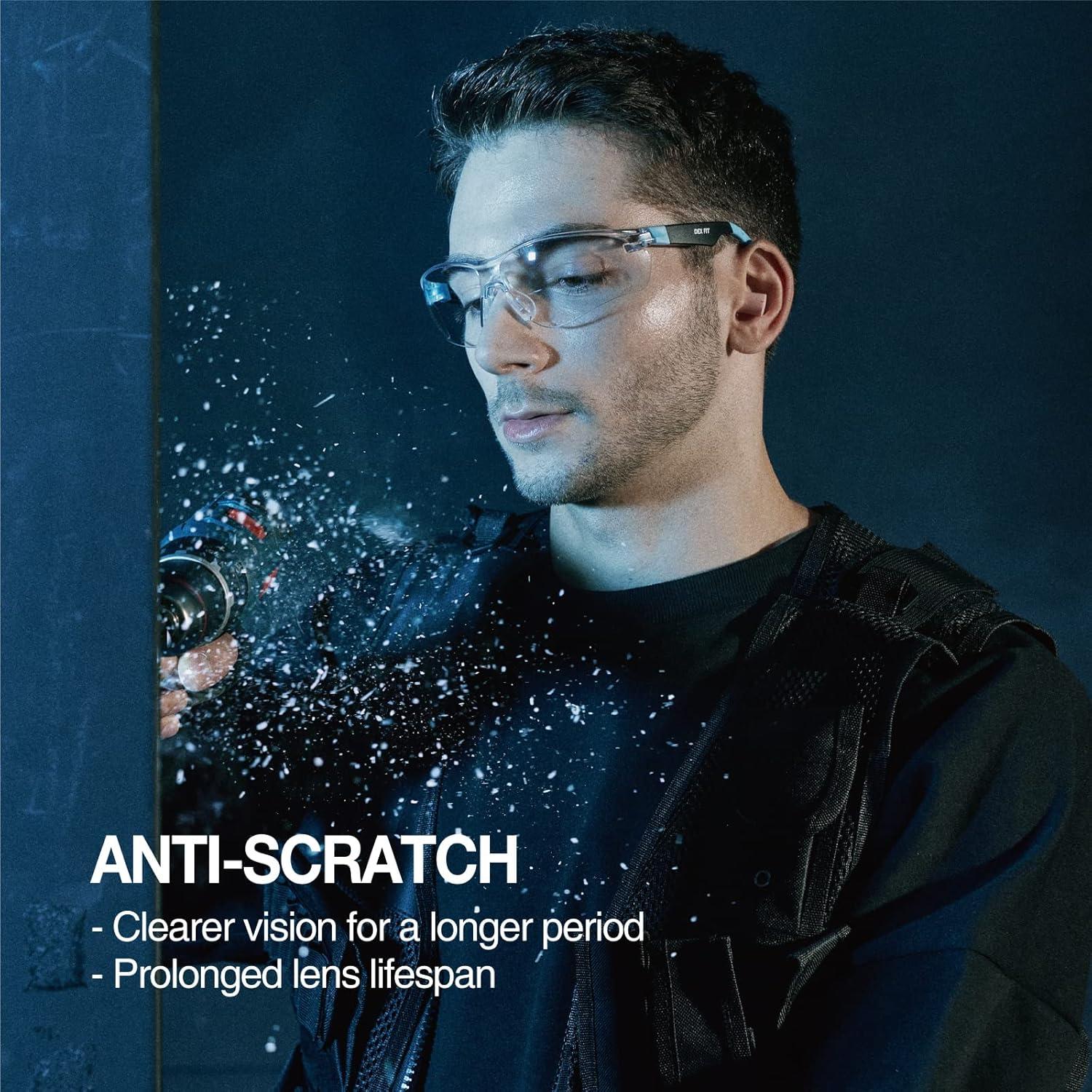 Gafas de Seguridad DEX FIT SG210 Antivaho UV385 Ajustables