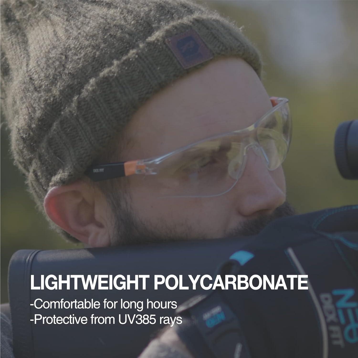 Gafas de Seguridad DEX FIT SG210 Antivaho UV385 Ajustables