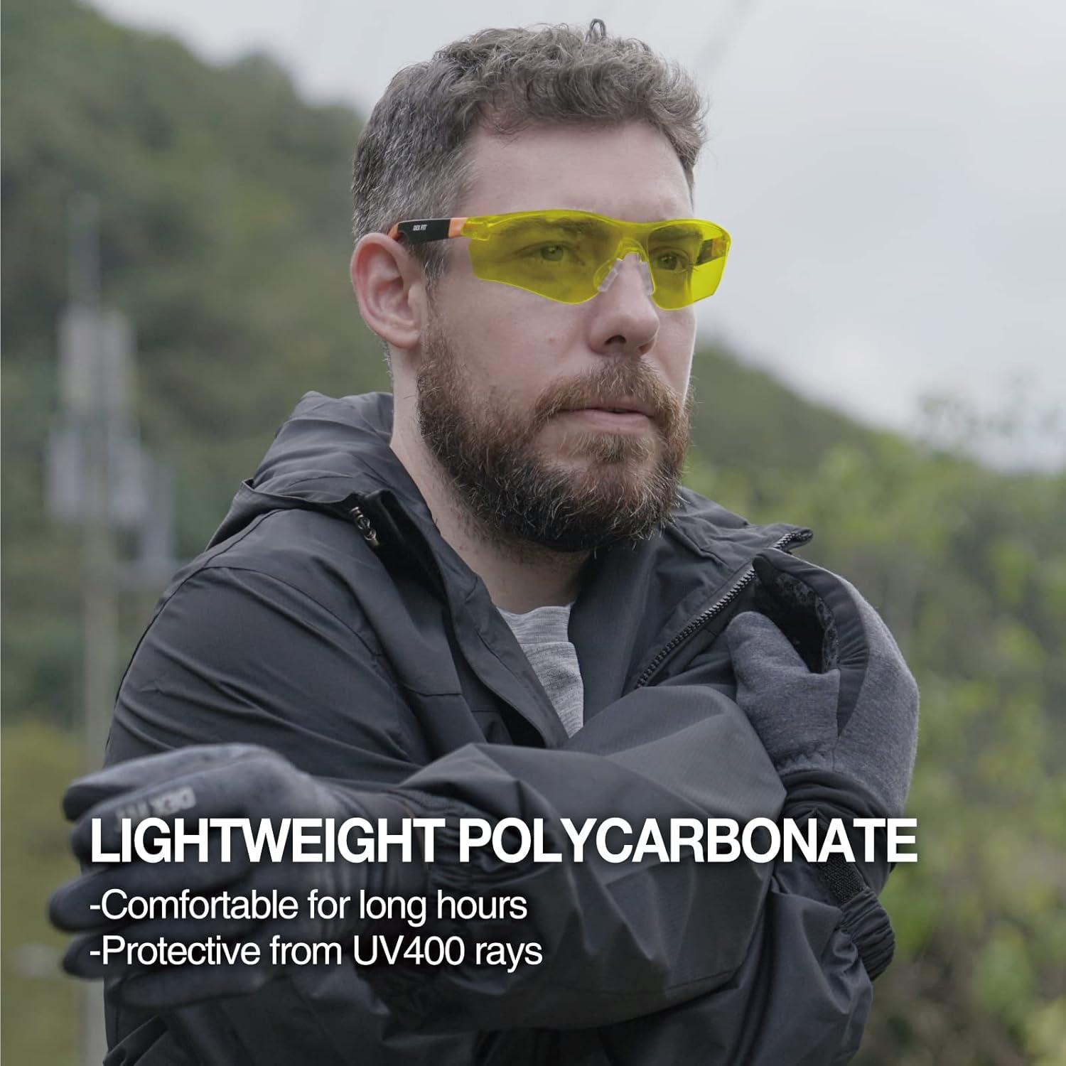 Gafas de Seguridad DEX FIT SG210 Antivaho UV400 Ajustables