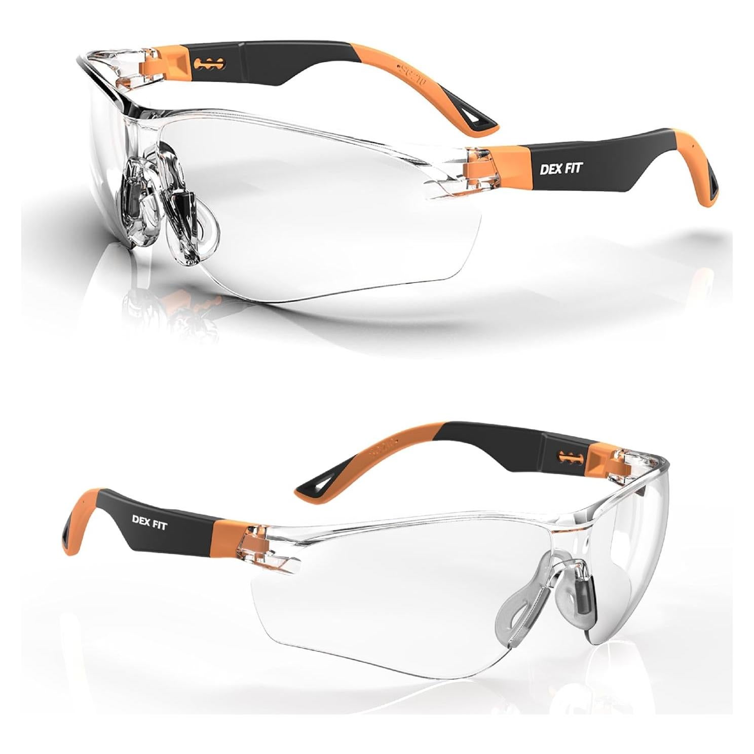 Gafas de Seguridad DEX FIT SG210 Antivaho UV385 Ajustables