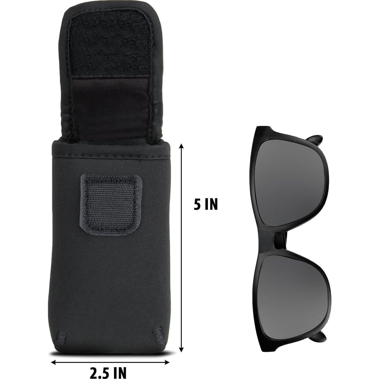 Funda de Neopreno para Gafas de Sol USA Gear - Negra