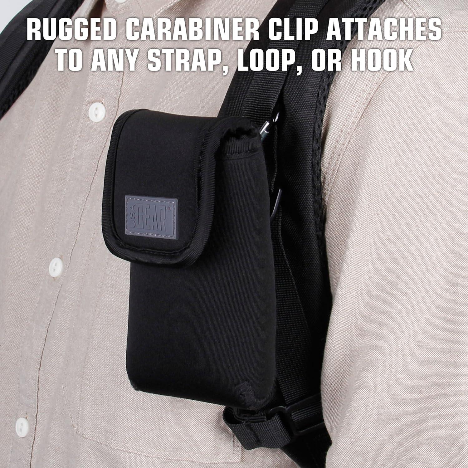 Funda de Neopreno para Gafas de Sol USA Gear - Negra