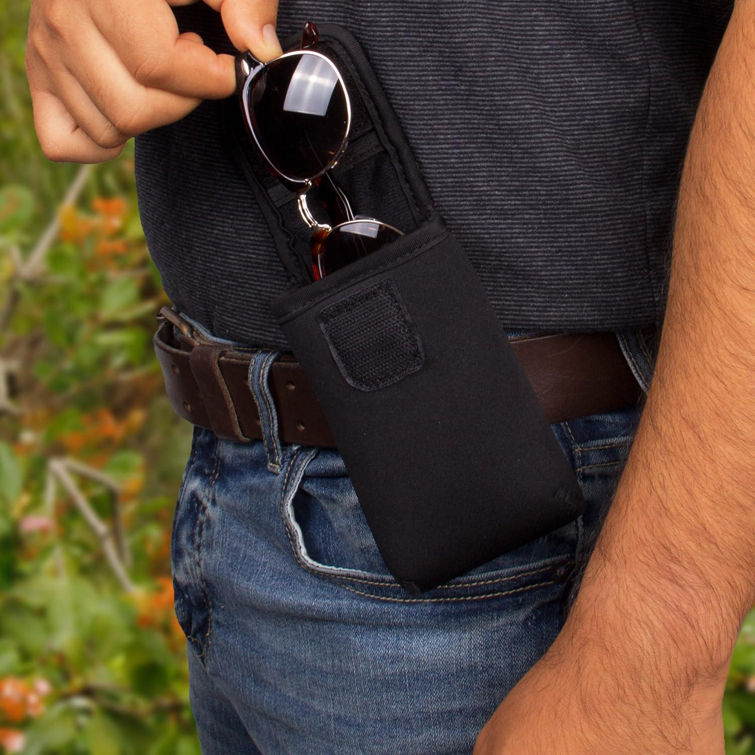 Funda de Neopreno para Gafas de Sol USA Gear - Negra