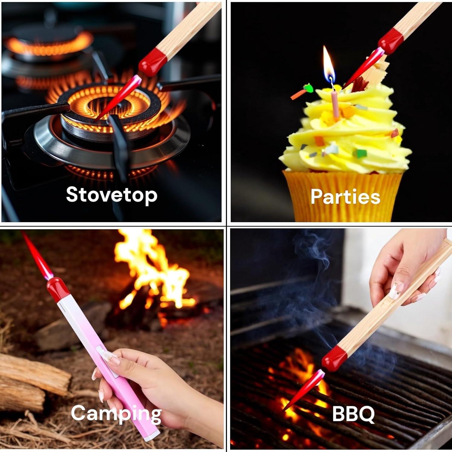 Encendedor Refillable NIVEK Gigante en Forma de Fósforo 20.83cm