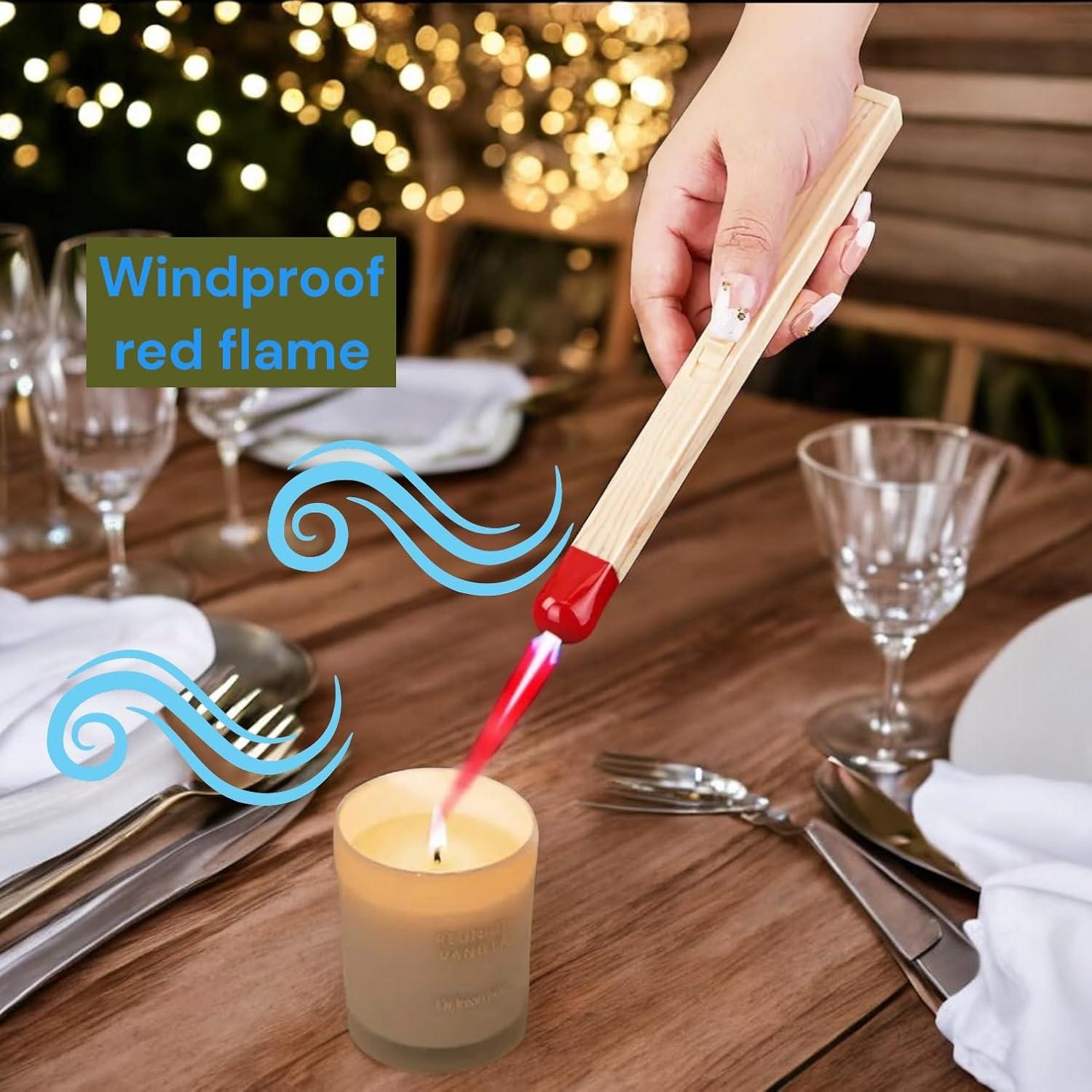 Encendedor Refillable NIVEK Gigante en Forma de Fósforo 20.83cm