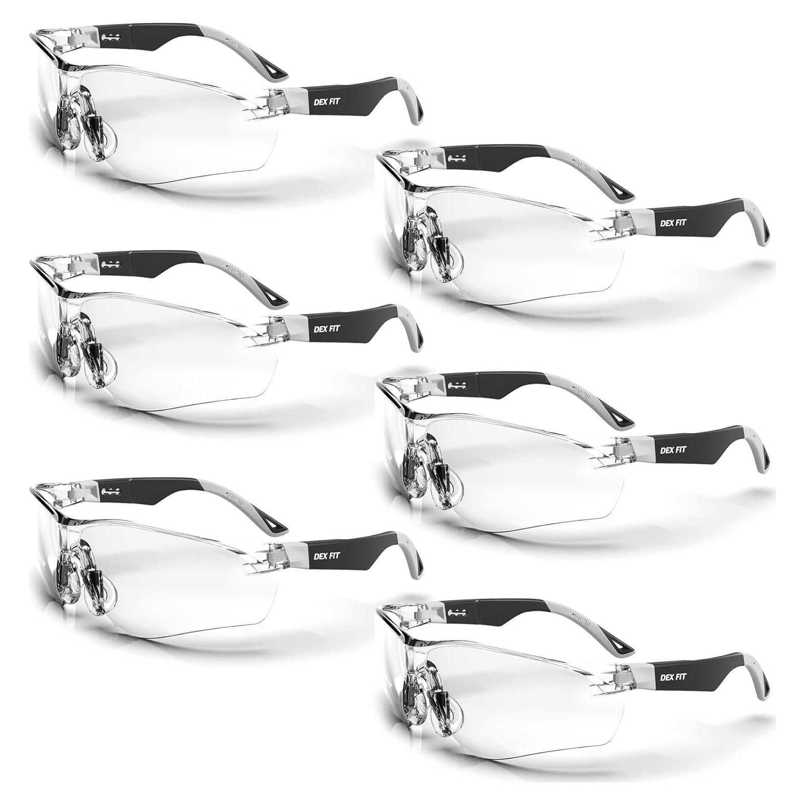 Gafas de Seguridad DEX FIT SG210 Antivaho UV385 6 Pares