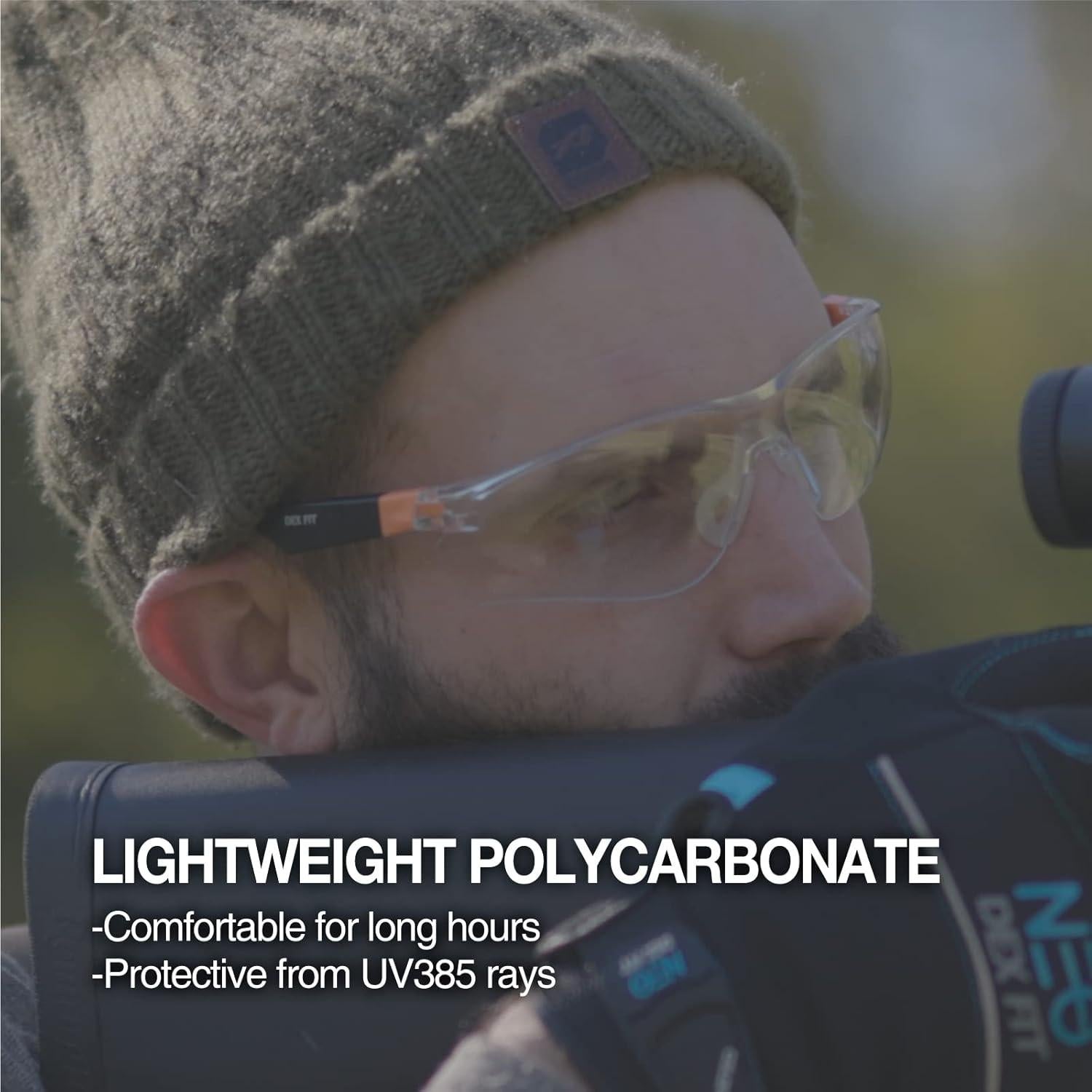 Gafas de Seguridad DEX FIT SG210 Antivaho UV385 6 Pares