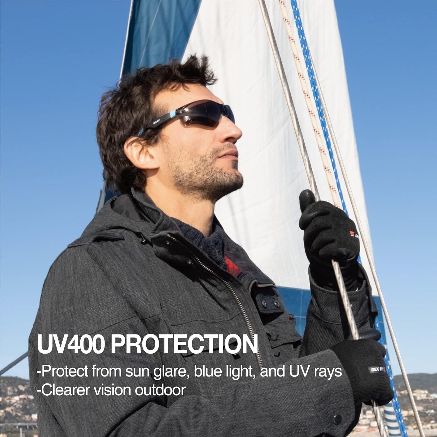 Gafas de Seguridad DEX FIT SG210 Antivaho UV400 Ajustables