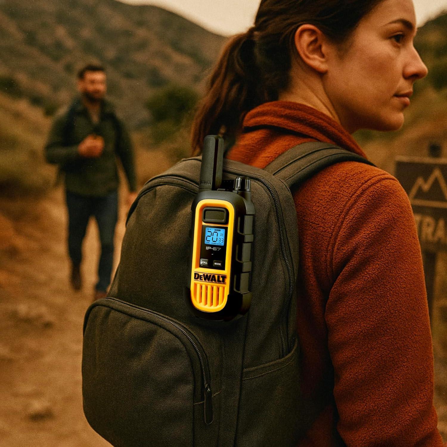 Walkie Talkies DEWALT DXFRS300 4 Unidades Impermeables
