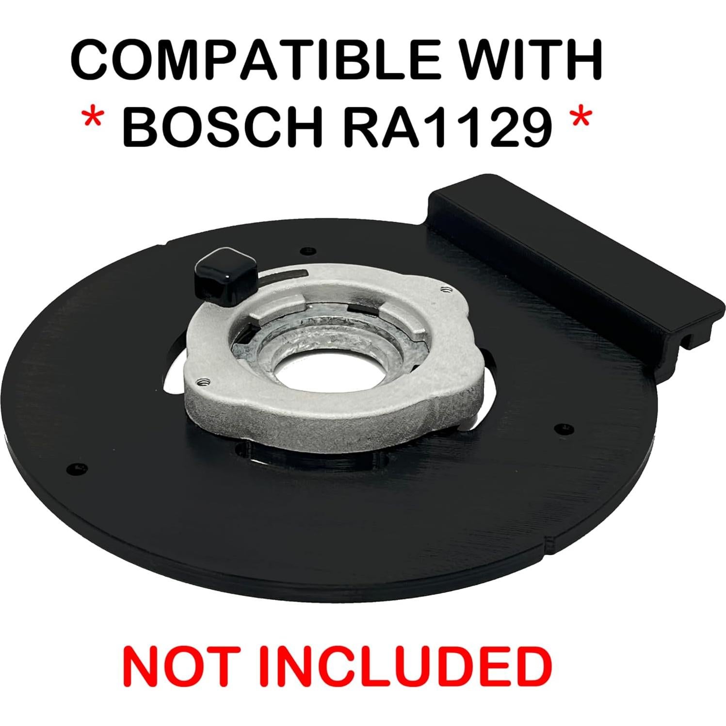 Adaptador de riel guía para router Bosch 1617 - Base de inmersión
